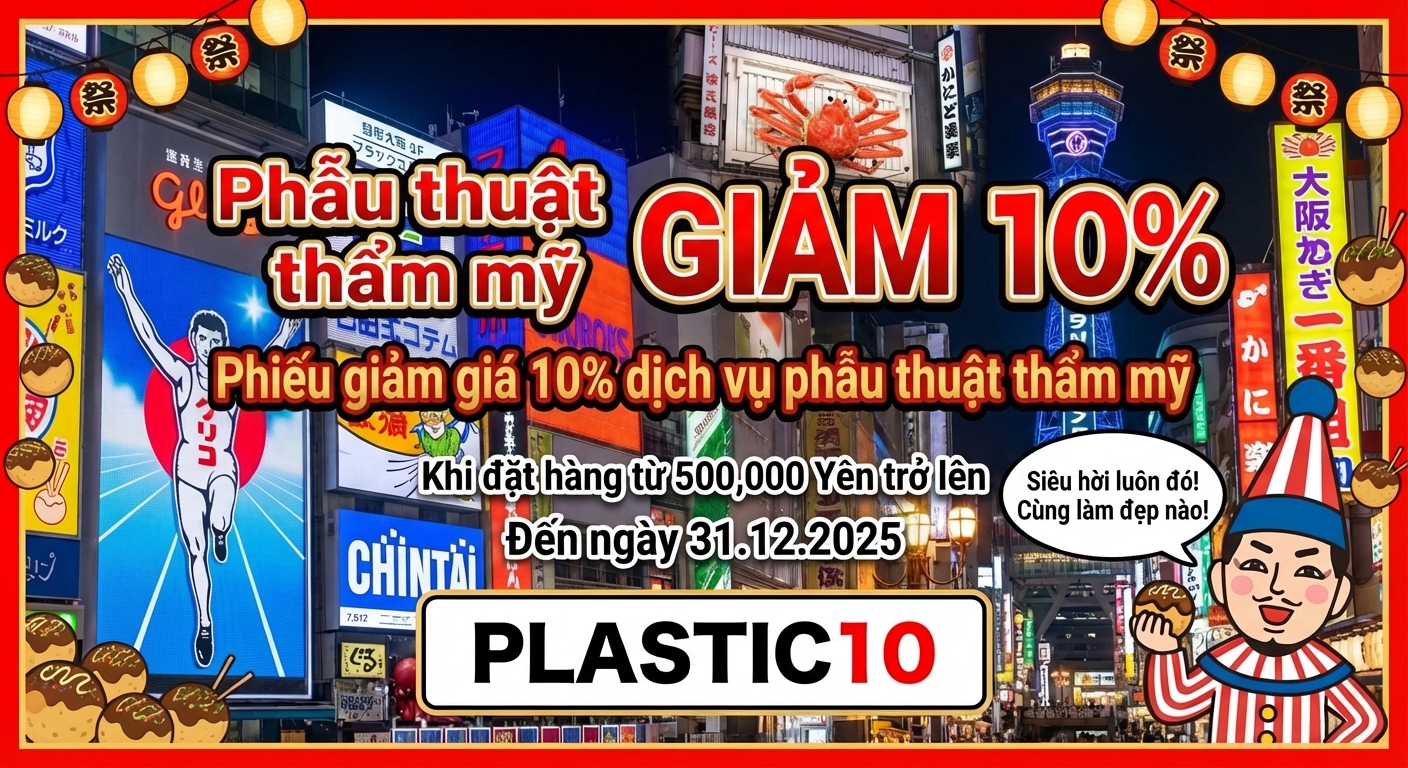 Giảm 10% phẫu thuật thẩm mỹ