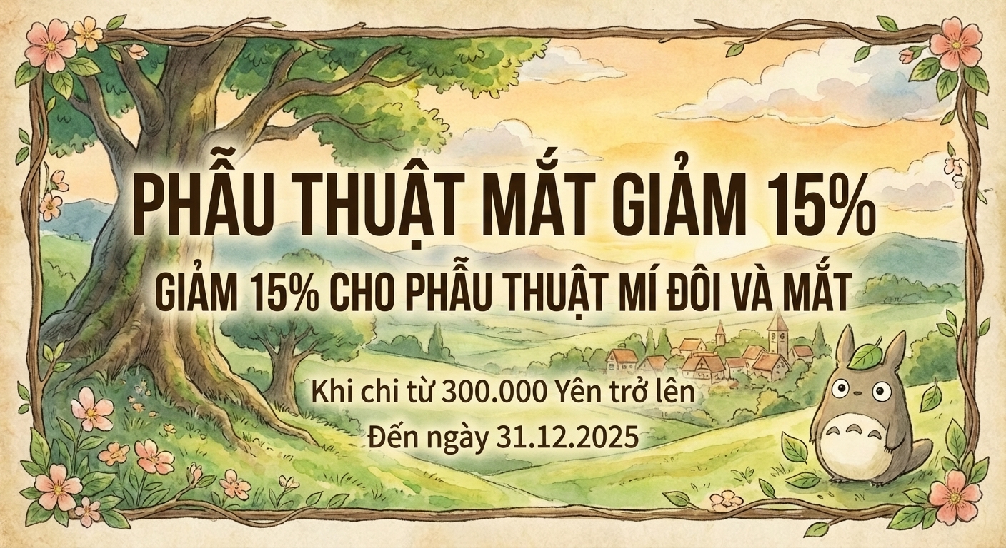 Giảm 15% phẫu thuật mắt